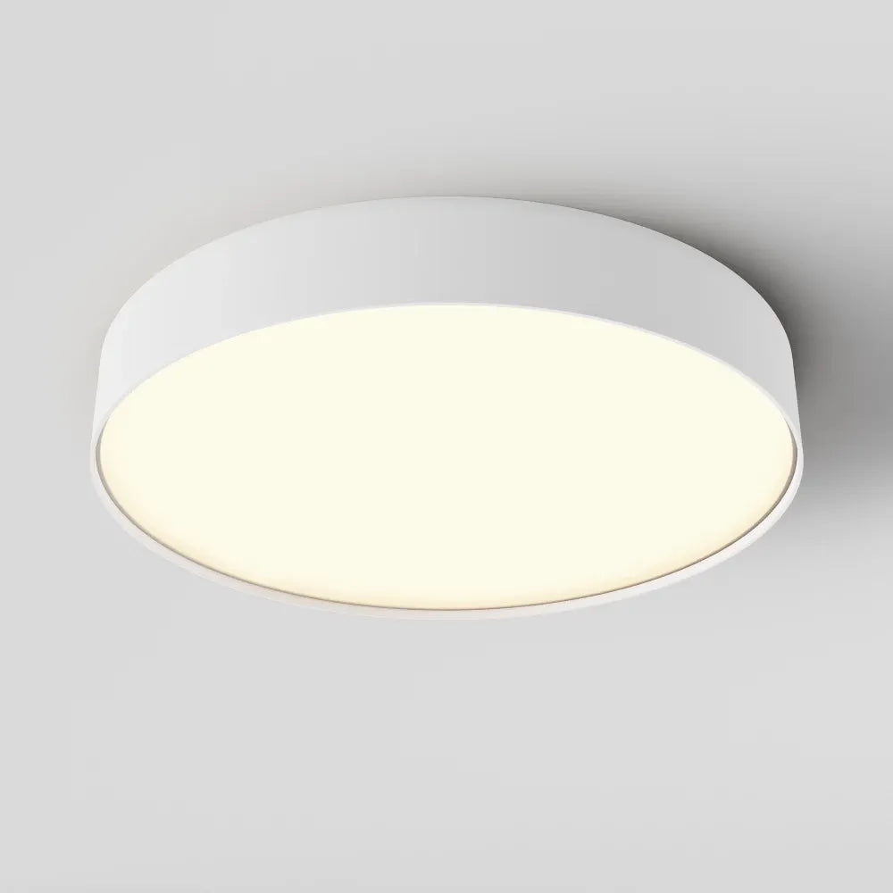 Plafoniera din Aluminiu Alb H6xD40cm Zon