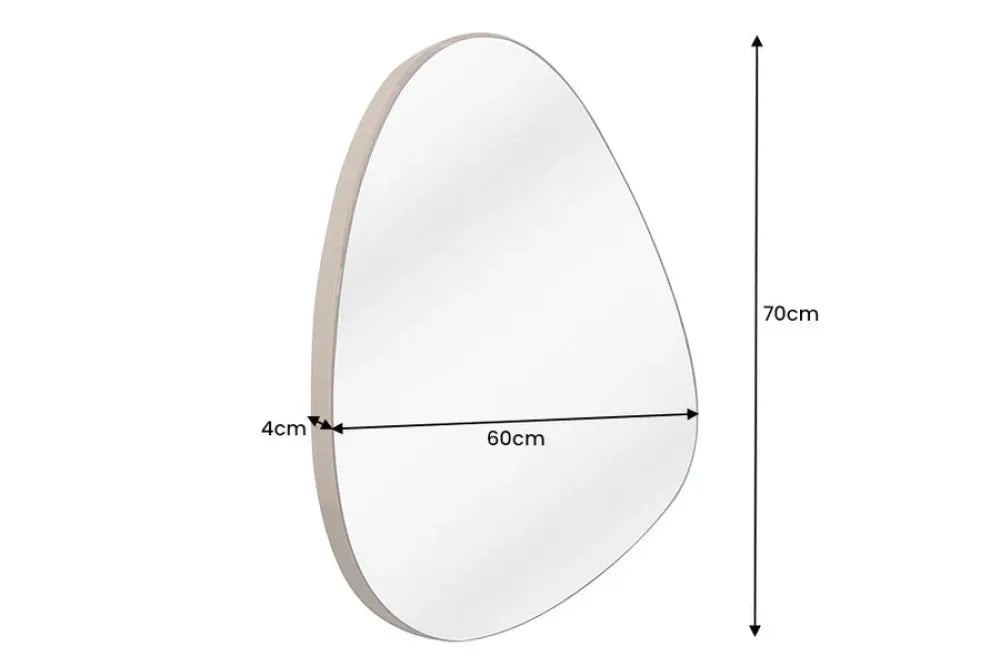 Oglinda cu rama din Lemn de stejar Maro H72xL60cm Noemi