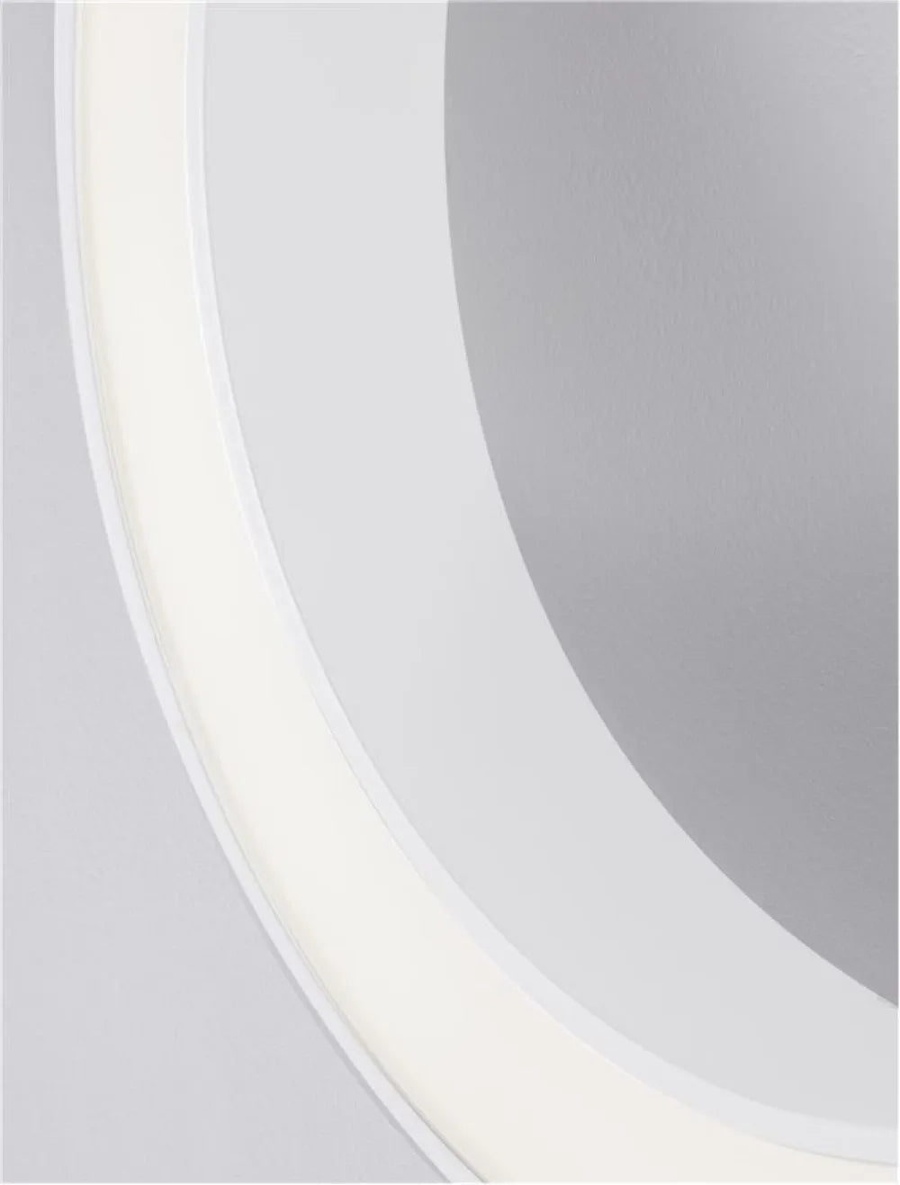Plafoniera structura din Aluminiu Alb si abajur din Acrilic  H8xL60cm IP20 48W 3730lm 2700-4000k MORBIDO