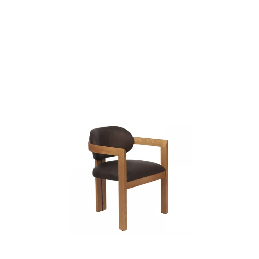 Scaun customizabil L61xA61xH80cm Bordeaux