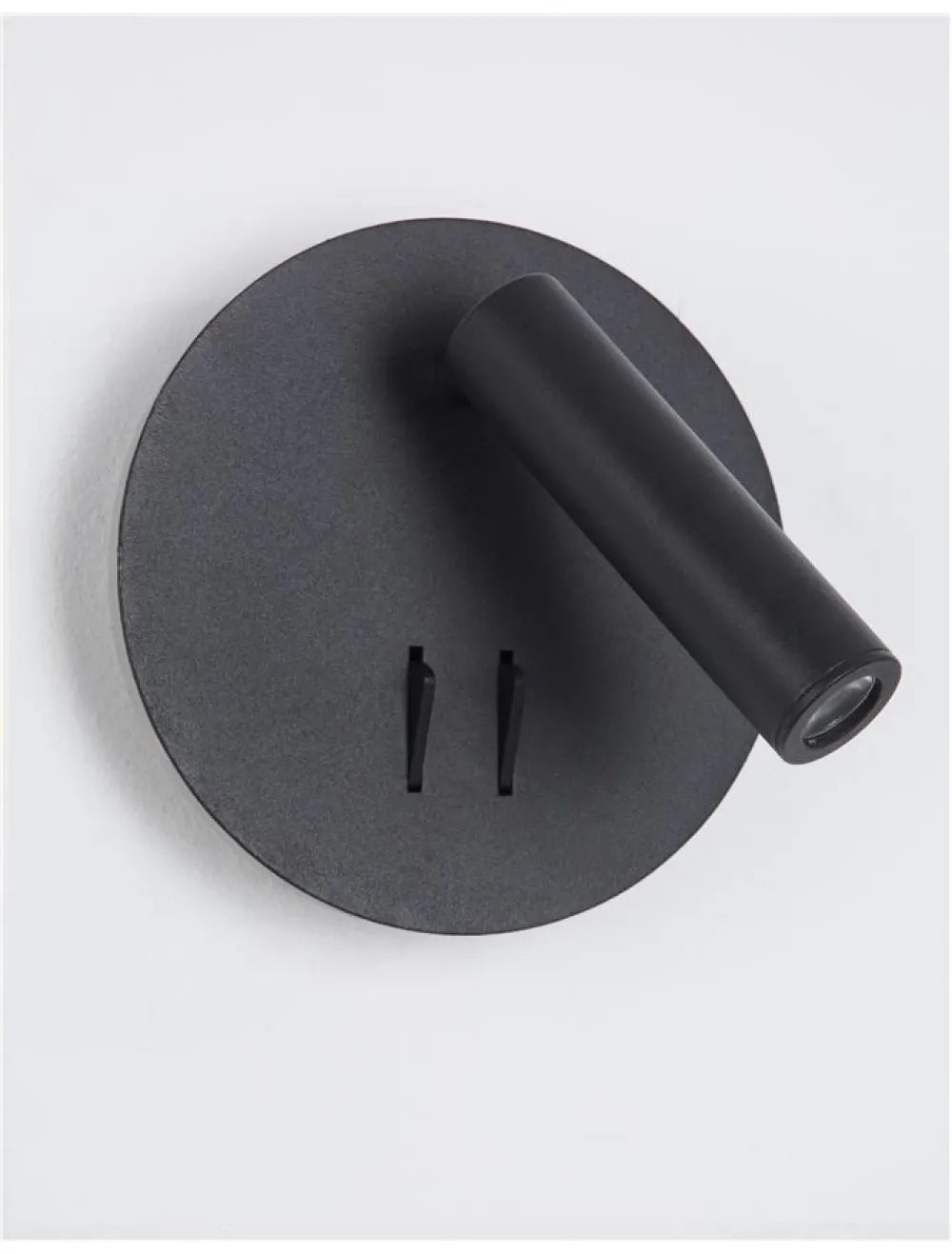 Aplica de perete structura din Aluminiu Negru si abajur din Aluminiu Negru H14xL14cm IP20 9W 780lm 3000k PENOR