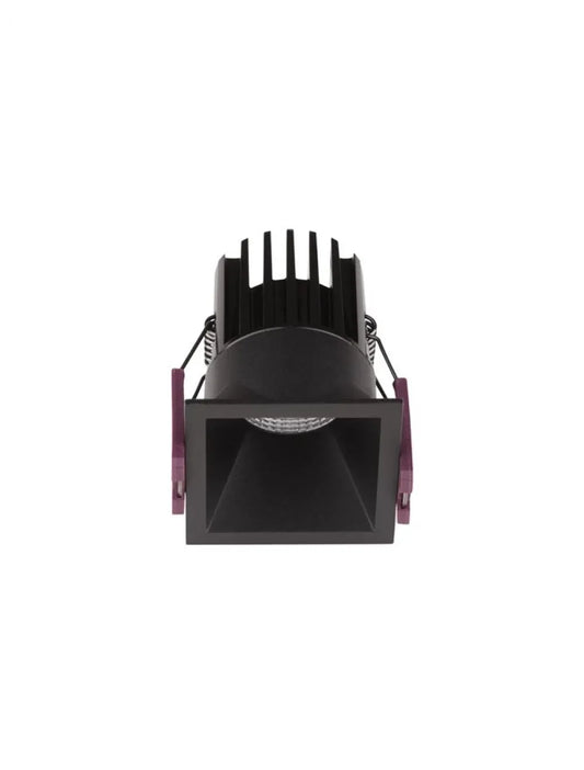 Spot incastrat din Aluminiu Negru H7.5xL5.6cm IP20 7w 770lm 3000k BREE