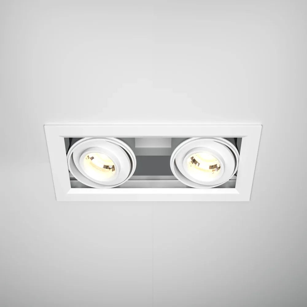 Spot incastrat din Aluminiu Alb H7.5xL19.4cm 20W Metal Modern