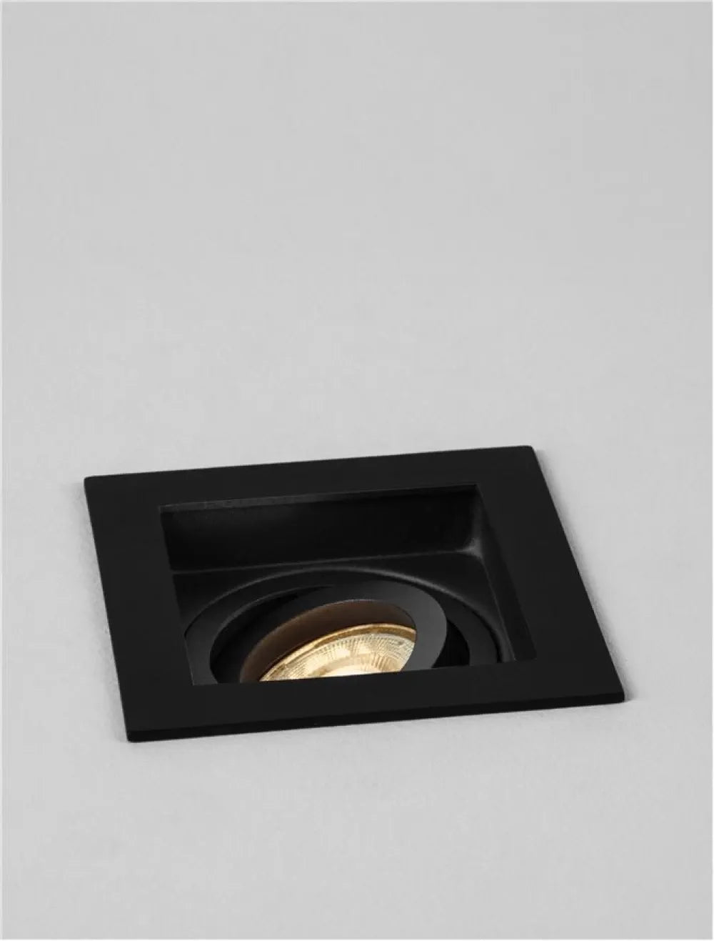 Spot incastrat din Aluminiu Negru H4xL10cm IP20 10W GU10 Eiriam