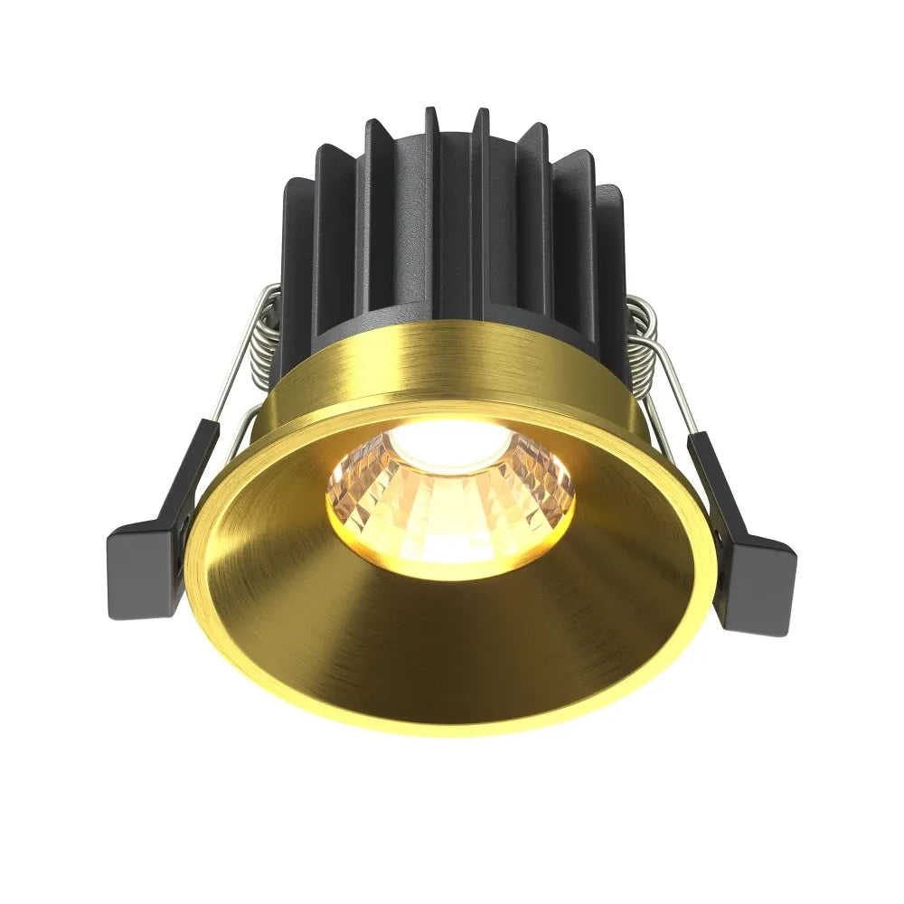 Spot incastrat din Aluminiu Alama H5.3xD6cm 7W 460lm 3000k Round
