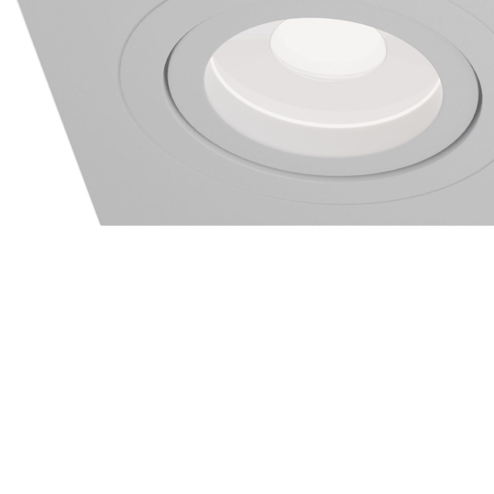 Spot incastra din Aluminiu Alb L18xH6cm Atom