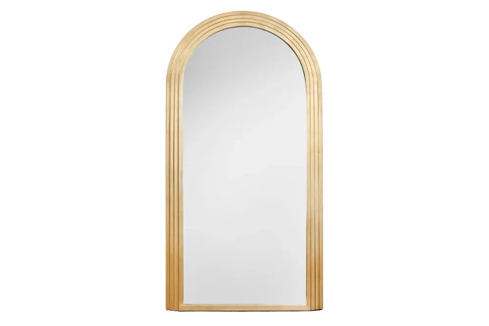 Oglinda cu rama din Poliuretan Auriu H160xL80cm Art Deco
