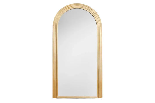 Oglinda cu rama din Poliuretan Auriu H160xL80cm Art Deco