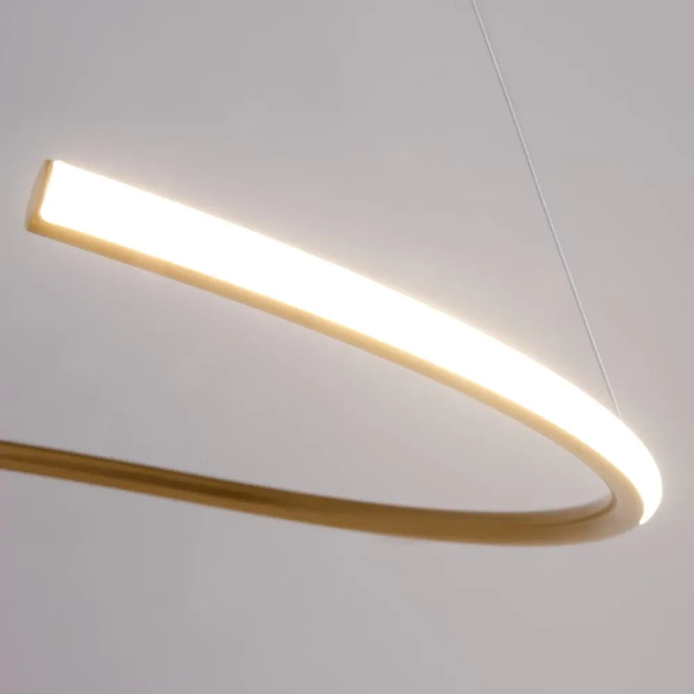 Lustra din Aluminiu Alama D60xH325cm 31W 2100lm 2600-3500k Curve