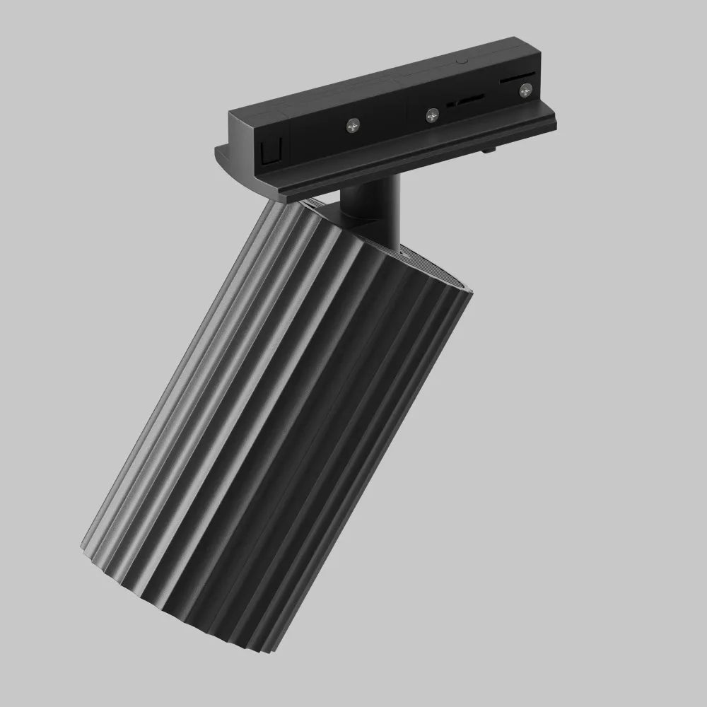 Spot pentru sina Unity din Aluminiu Negru H13.2xL10cm Calipso