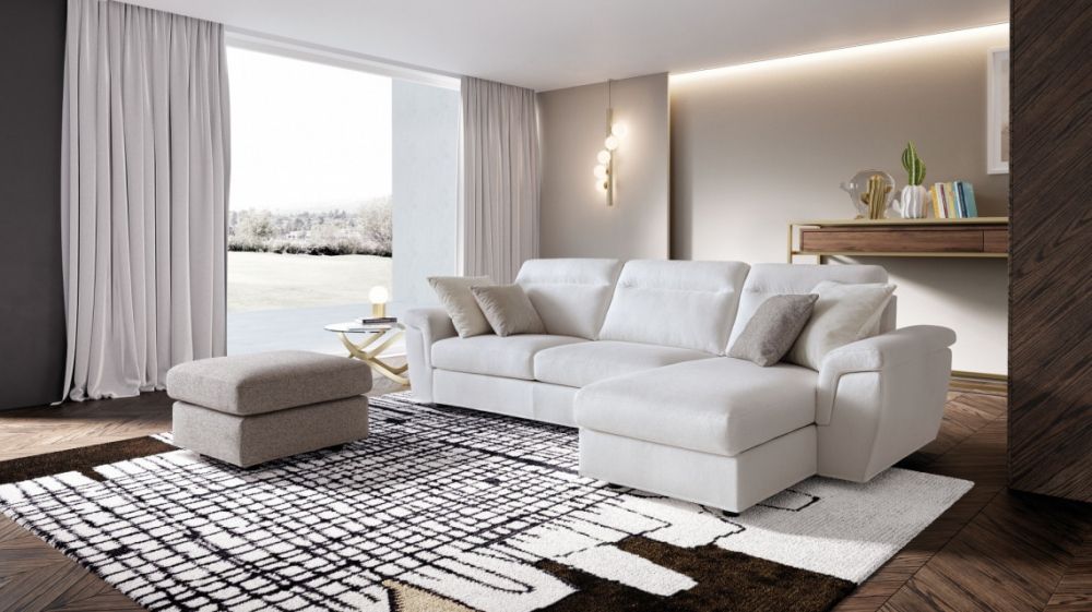 Coltar extensibil cu functie pat customizabil Kallima L293cm