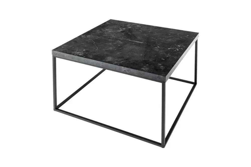 Masuta de cafea din MDF Gri antracit si Metal Negru L60xH45cm Architecture