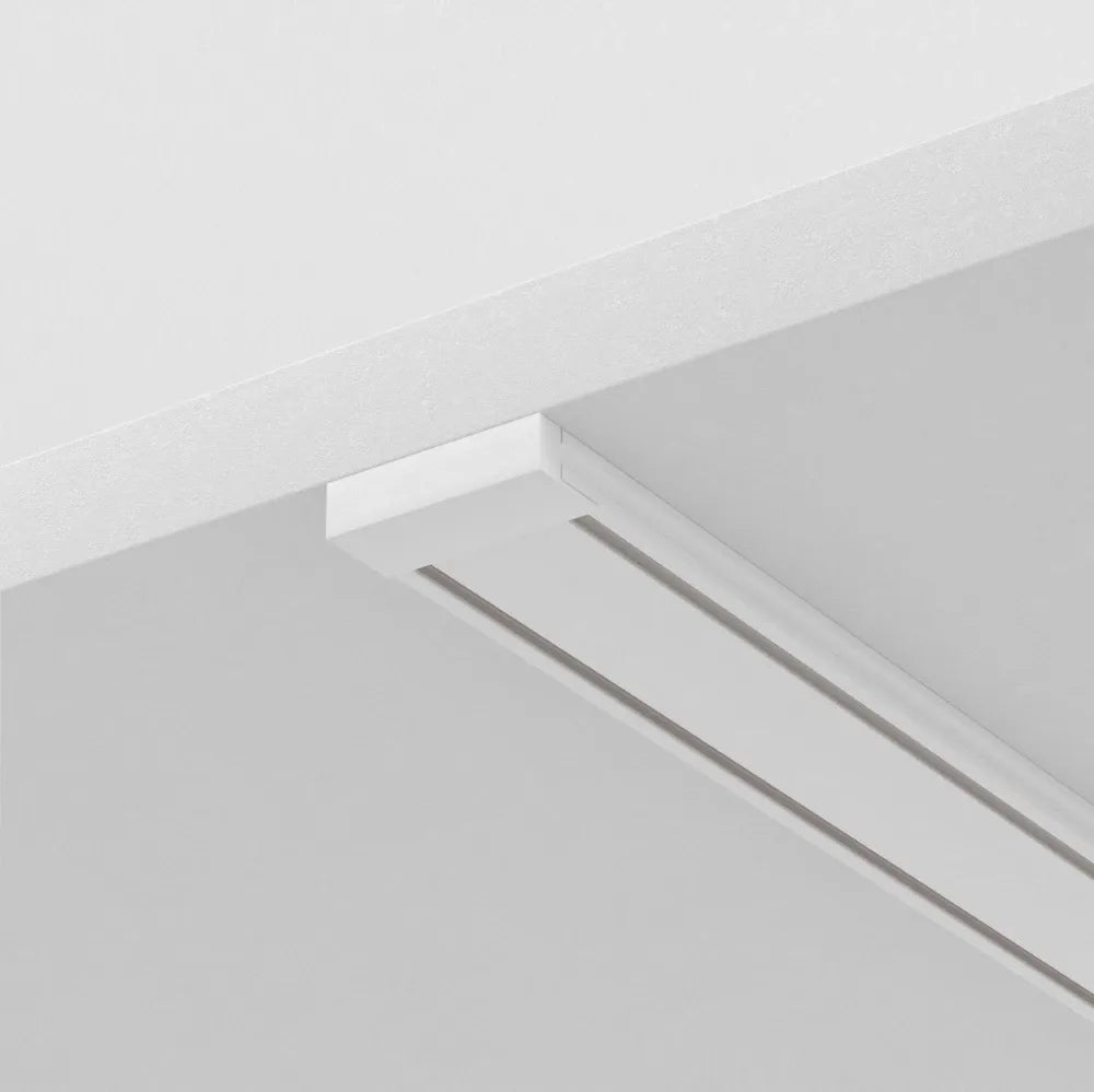 Sina Radity 1m cu capete incluse din Aluminiu/Plastic Alb H0.55xL100cm Radity