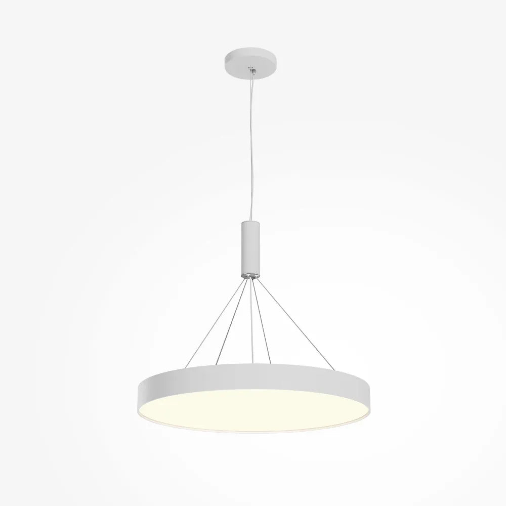 Plafoniera din Aluminiu Alb H6xD60cm Zon