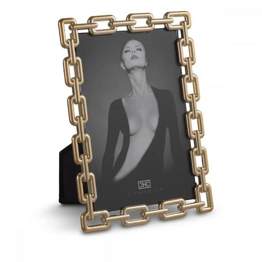 Set 6 rame foto din Metal/Sticla Rose gold/Transparent L13xH18cm Didi S Eichholtz