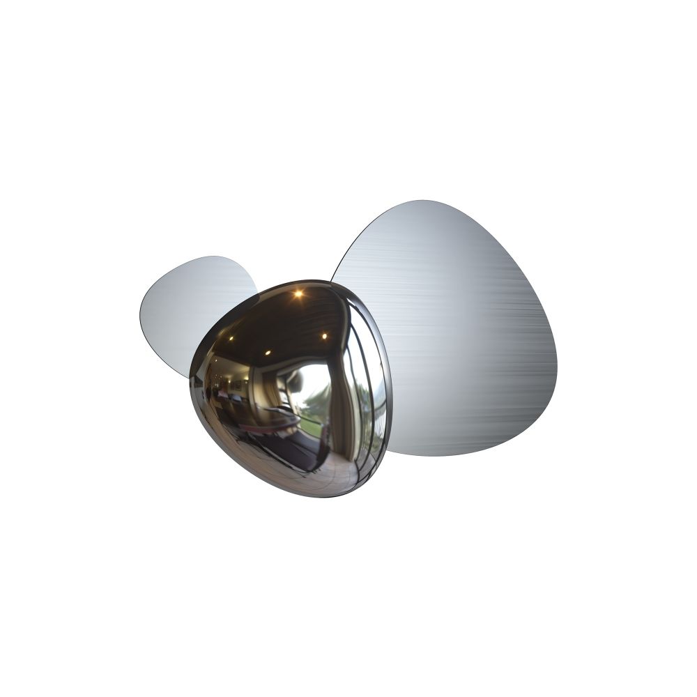 Aplica de perete Otel inoxidabil Argintiu L8xH27cm Jack-stone