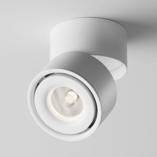 Spot aplicabil din Aluminiu Alb 15W 880lm 4000k D10xH11cm Yin