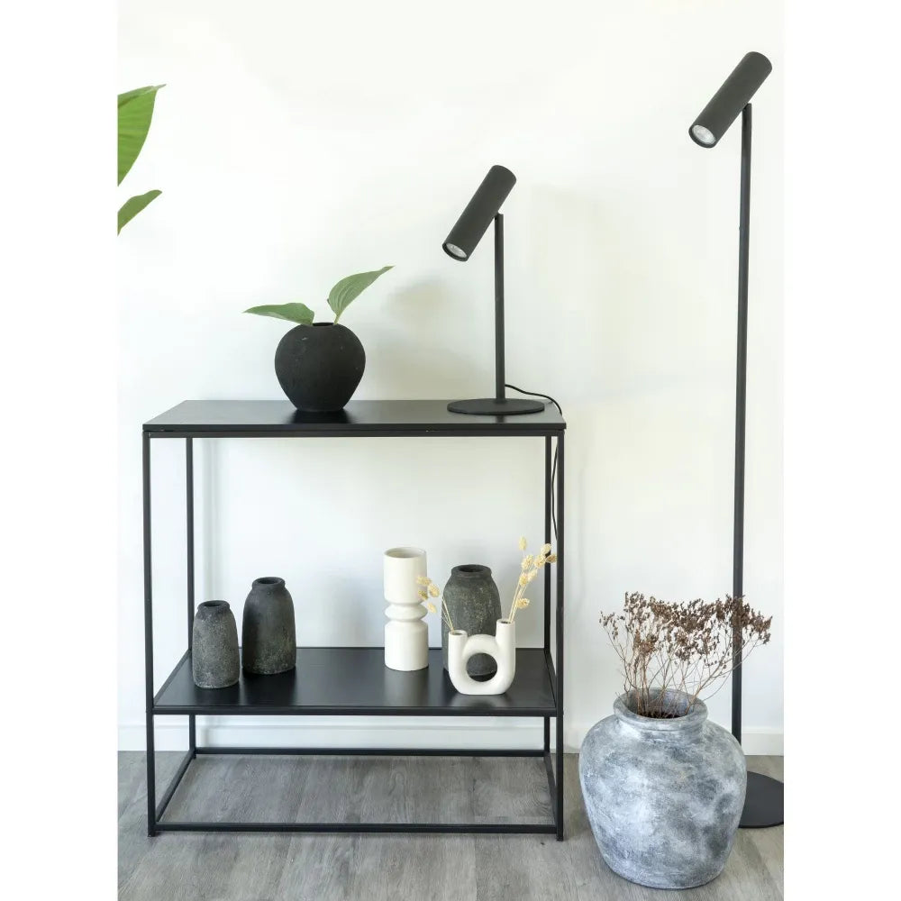 Lampa de podea din Metal Negru H150xL25cm Paris