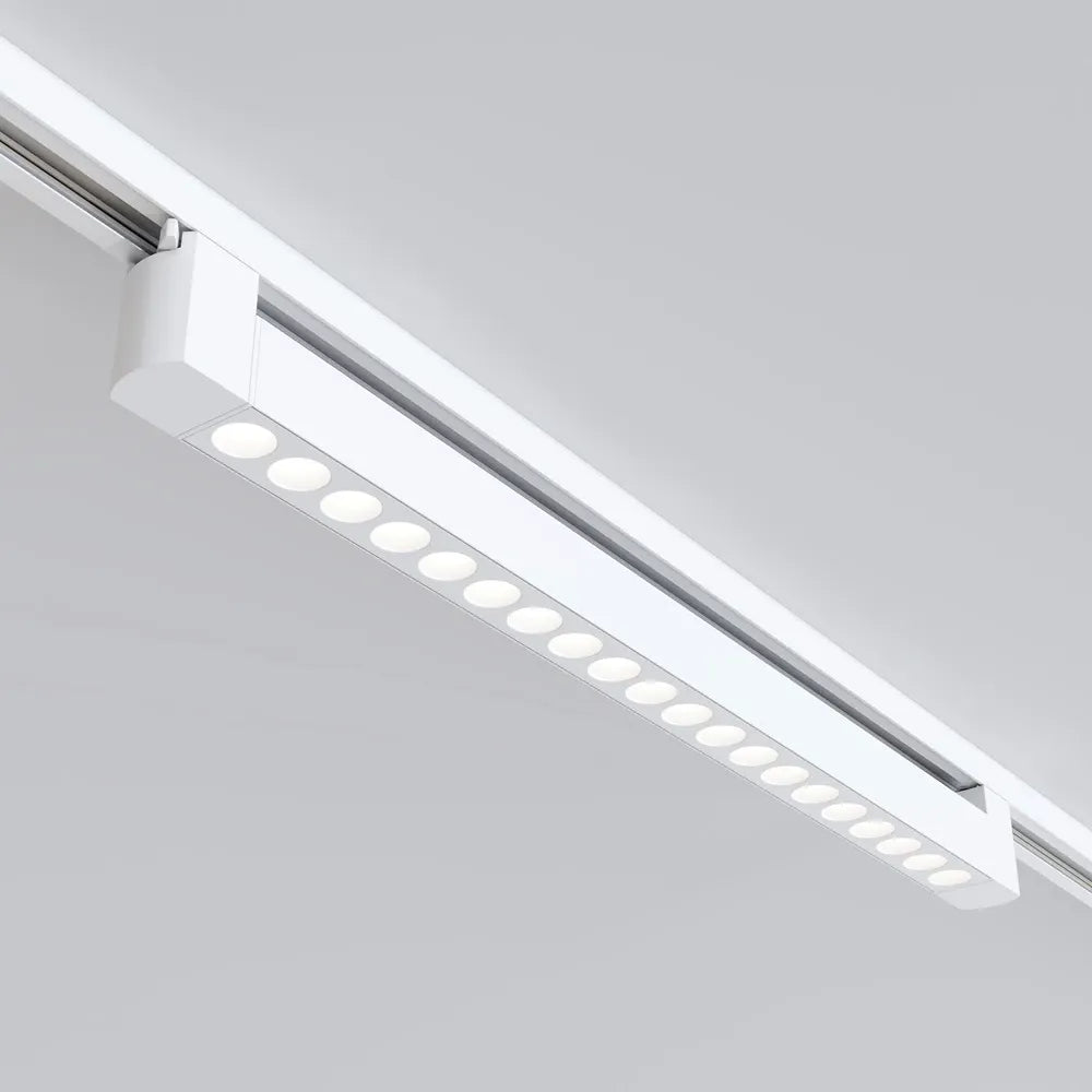 Spot dreptunghiular pentru sina Unity din Aluminiu Alb H6xL60cm IP 20 20W 1500lm 4000k Points Rot