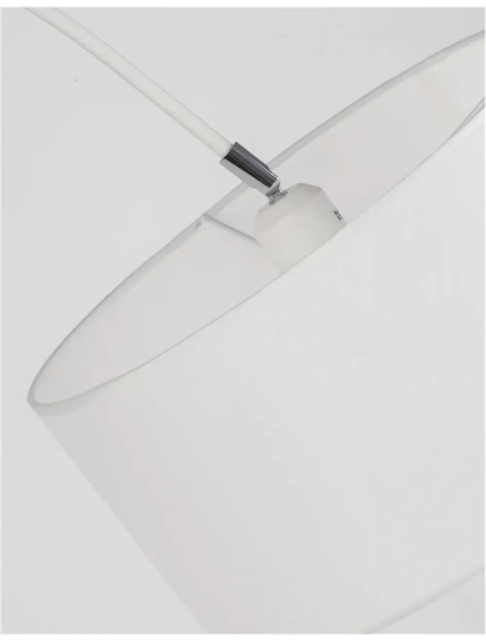 Lampa de podea structura din Aluminiu Alb si abajur din Textil Alb H180xL90cm IP20 SAMA