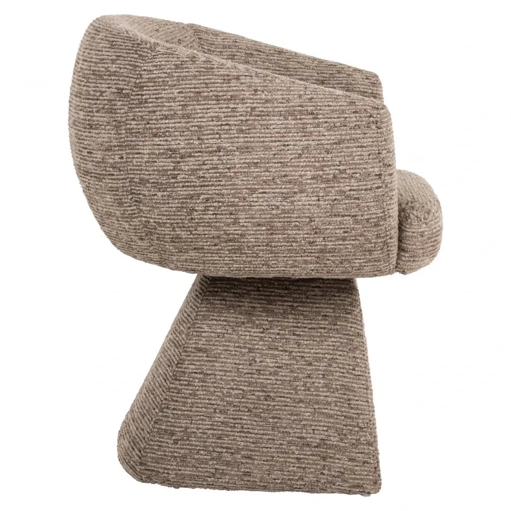 Scaun rotativ tapitat cu Stofa Maro L65xH77cm Quiriro Richmond interiors