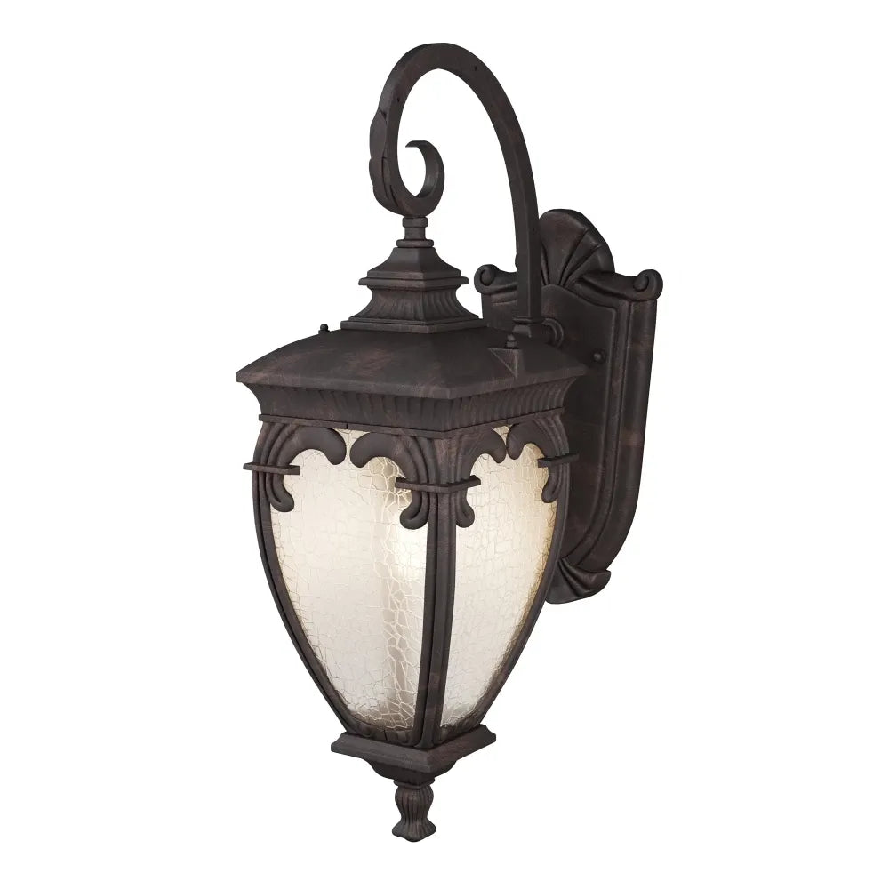 Aplica de perete Aluminiu Bronz antichizat D15xH48cm  Fleur