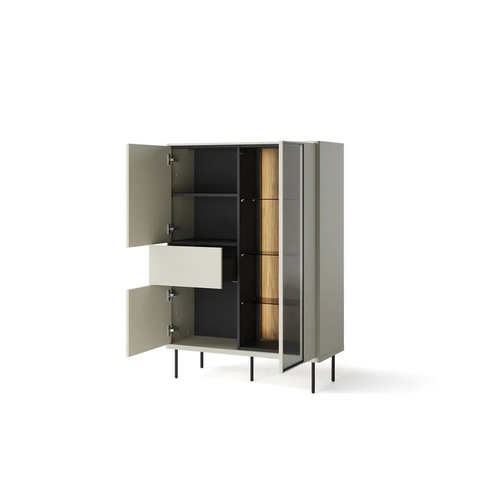 Vitrina iluminata EPIRO L98cm x A41cm x H140cm