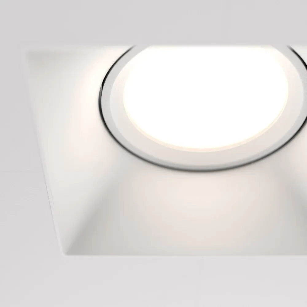 Spot incastrat din Aluminiu Alb H4xL11cm IP 20 GU10 50W Dot