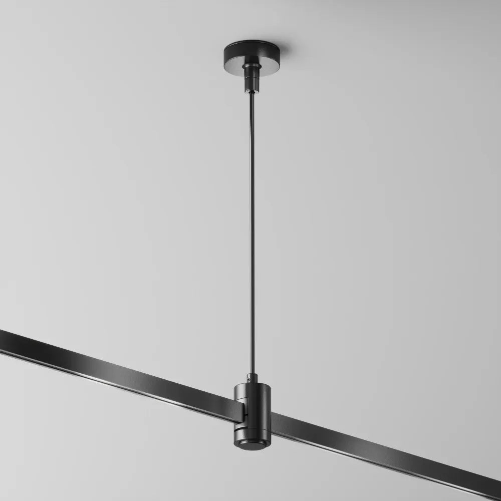 Cablu de suspensie cu priza de alimentare Flarity din Aluminiu Negru H120xD2.9cm Flarity