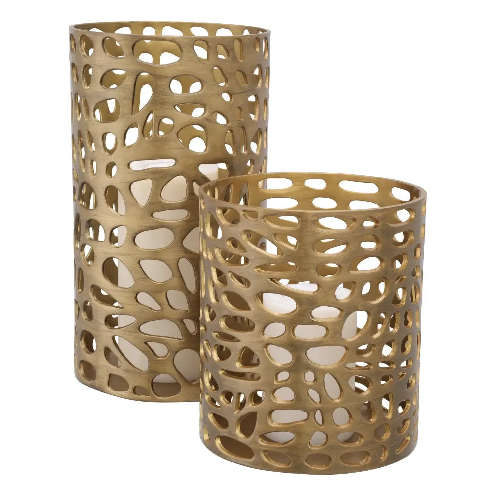 Suport lumanare din Metal Alama D24.5cm Dix S Eichholtz