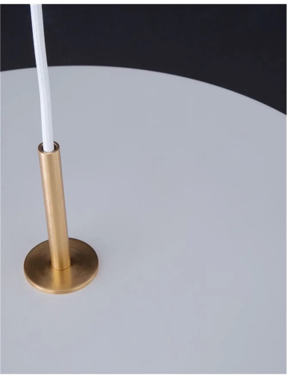 Pendul structura din Aluminiu Alb si abajur din Acrilic Alb H120xL50cm IP20 35W 2662lm 3000k VETRO