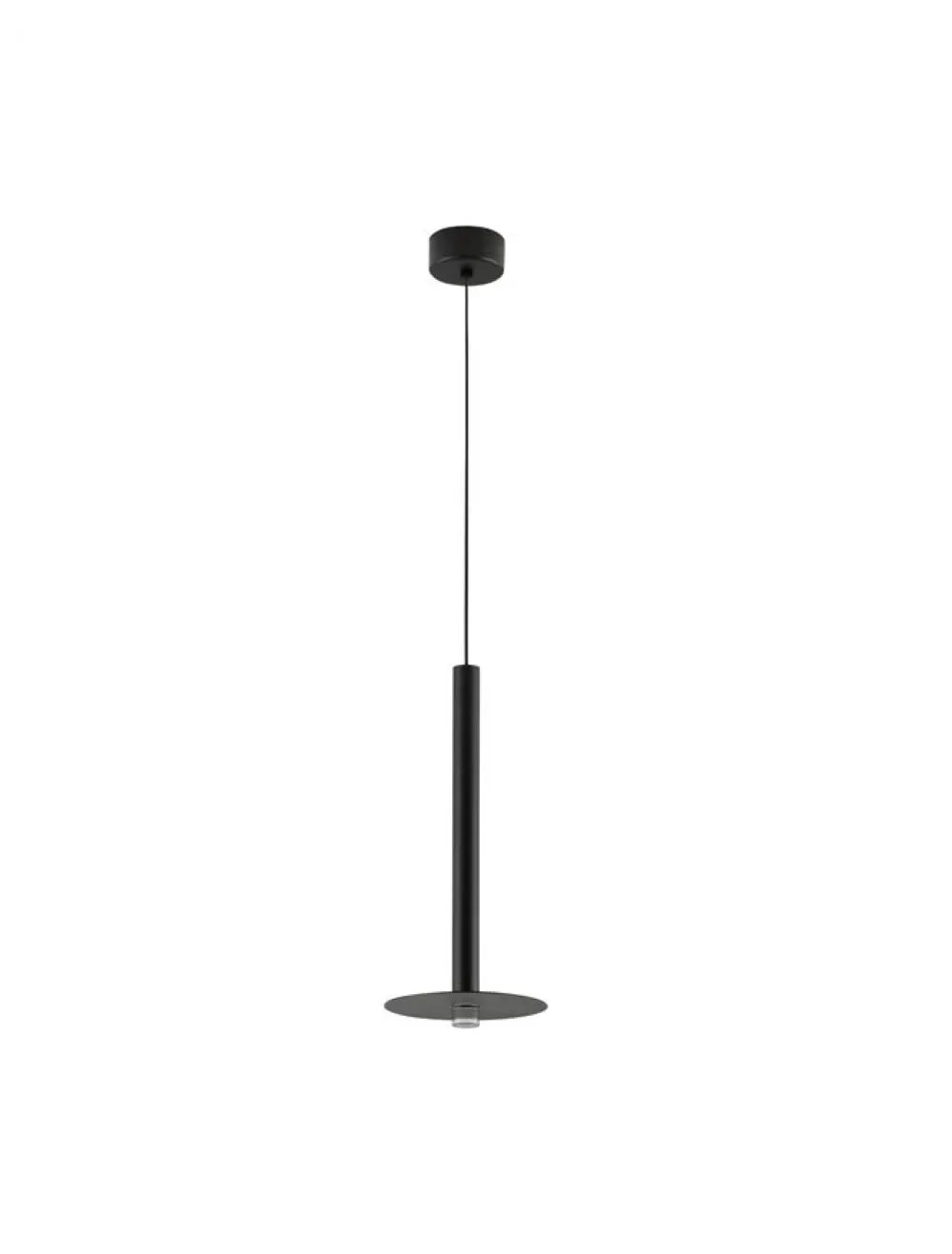 Pendul din Aluminiu Negru H180xL16.5cm IP20 6W 365lm 3000k DANDIA