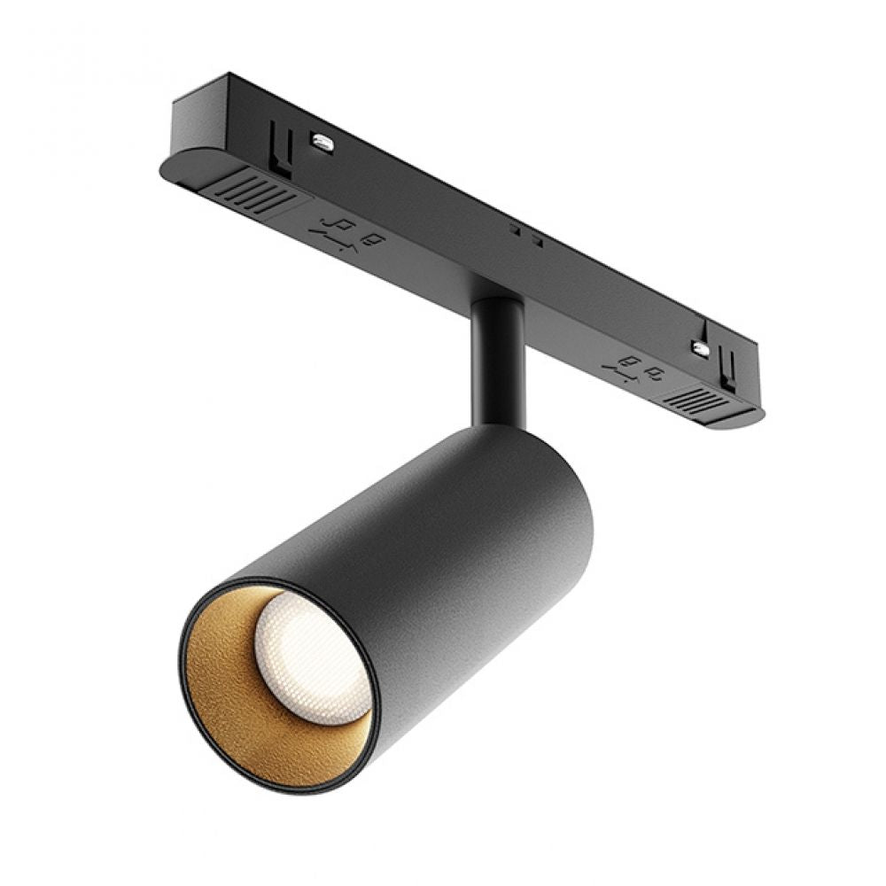 Spot pentru sina magnetica Exility din Aluminiu Negru 12W 840lm 4000k L13xH19cm Focus LED