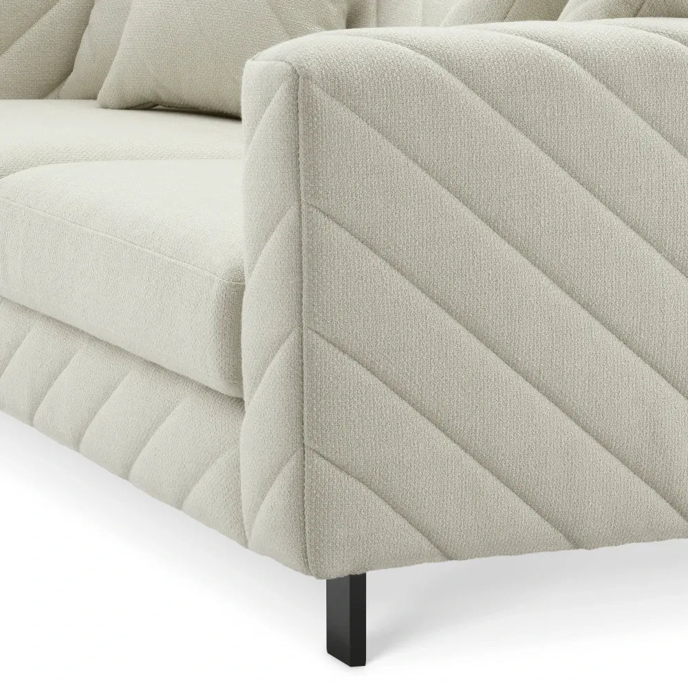 Canapea tapitat cu Stofa Reve Crem L230xA100xH69cm Avellino Eichholtz