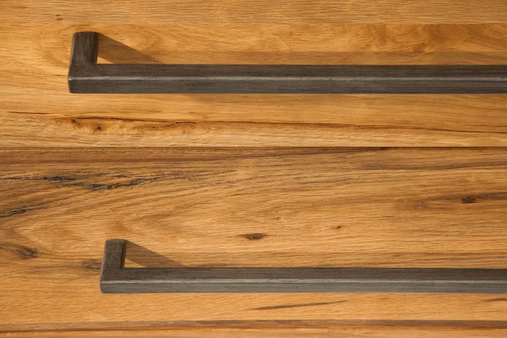 Comoda din MDF Maro si Metal Negru L200xH81cm Thor