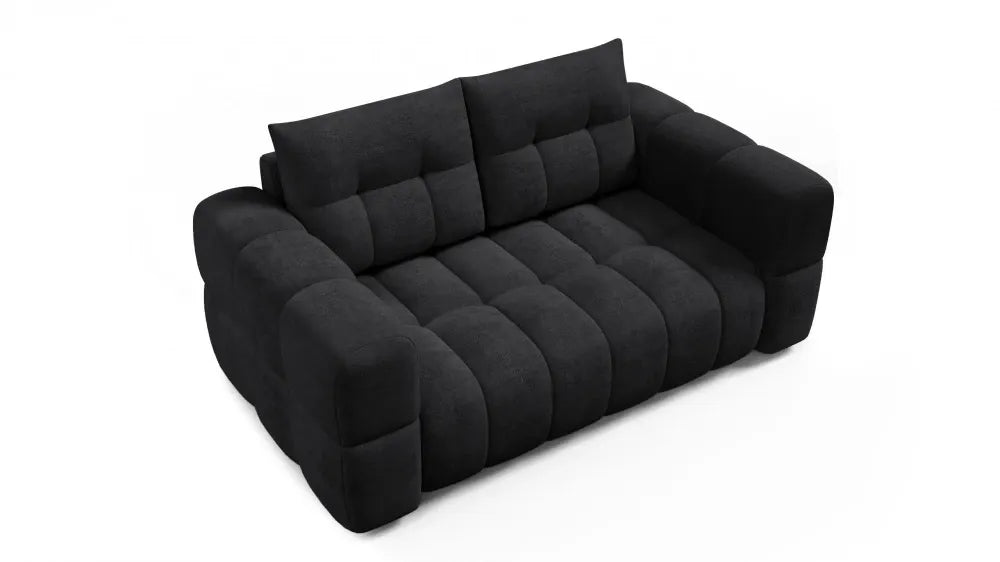 Canapea tapitata cu material pet friendly Alias negru L181x104cm