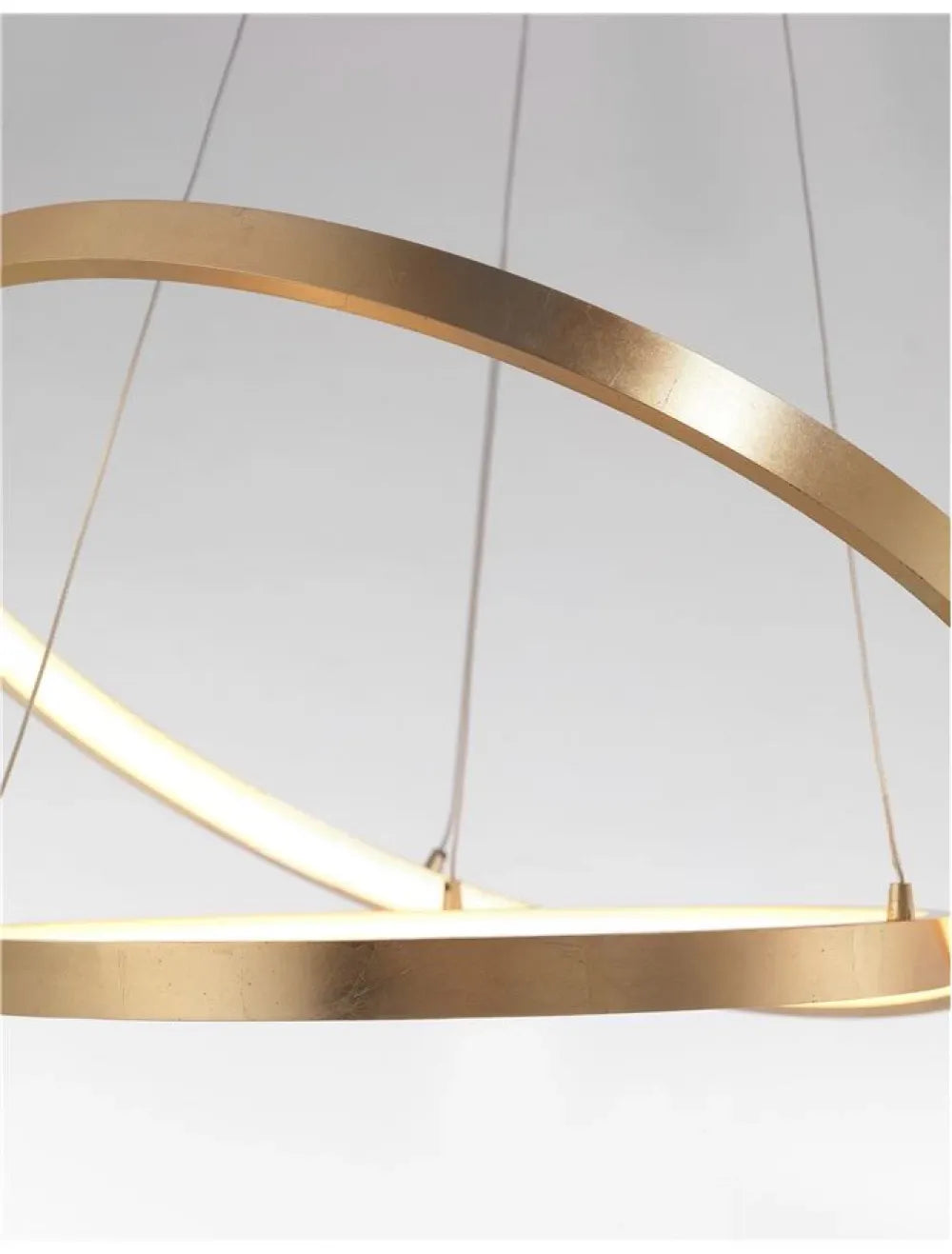 Candelabru din Aluminiu Auriu H150xL60cm IP20 67W 3643lm 3000k LEON