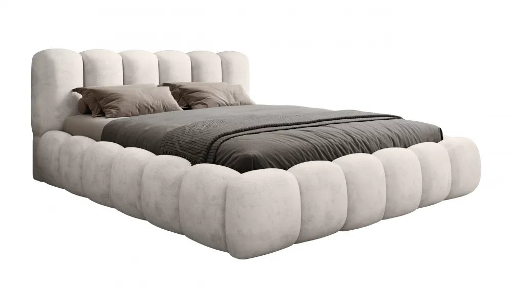 Pat 140x200cm tapitat cu Chenille Crem Dallas