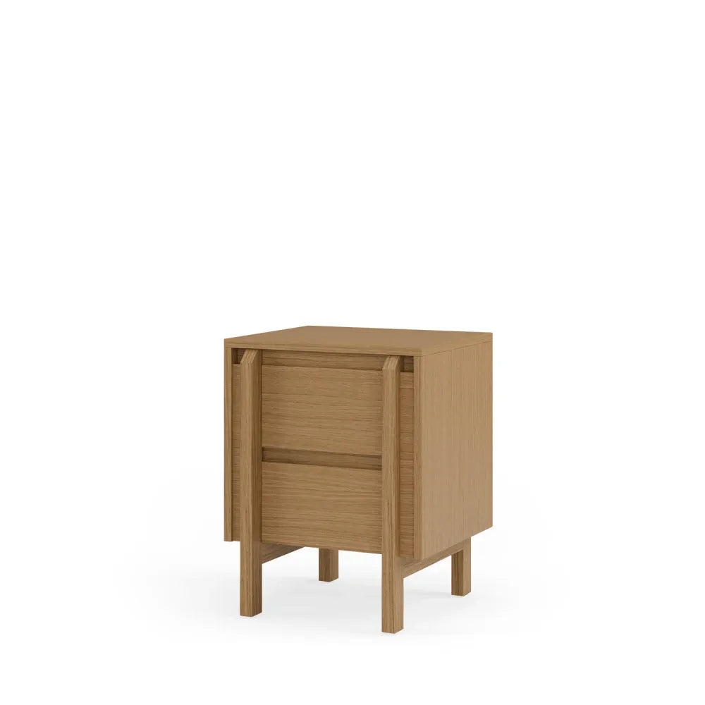 Noptiera cu sertare Pacific de culoare stejar L40xH48cm