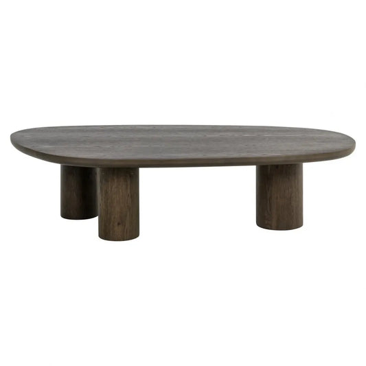 Masuta de cafea din Furnir de stejar Maro L150xH36cm Ellington Richmond interiors