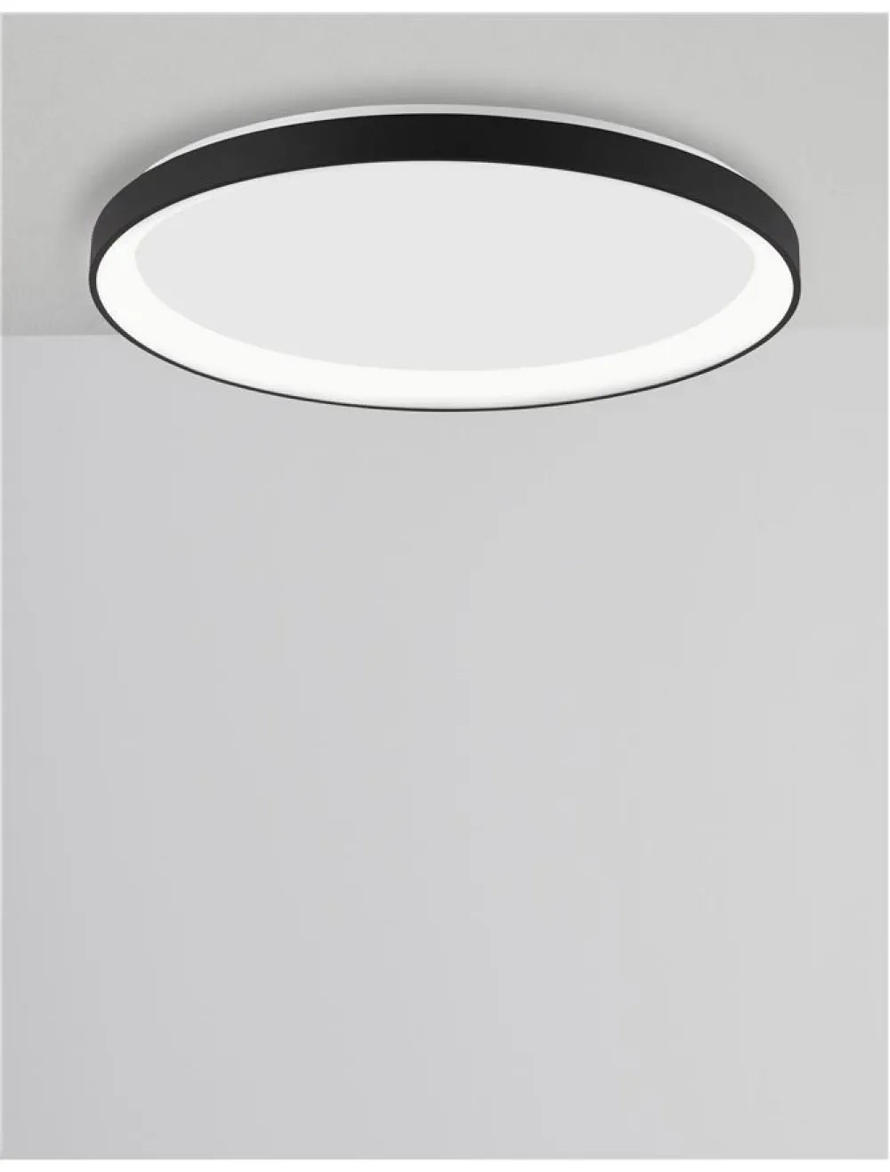 Plafoniera din Aluminiu Negru H6xL58cm IP20 50W 3134lm 2700k PERTINO