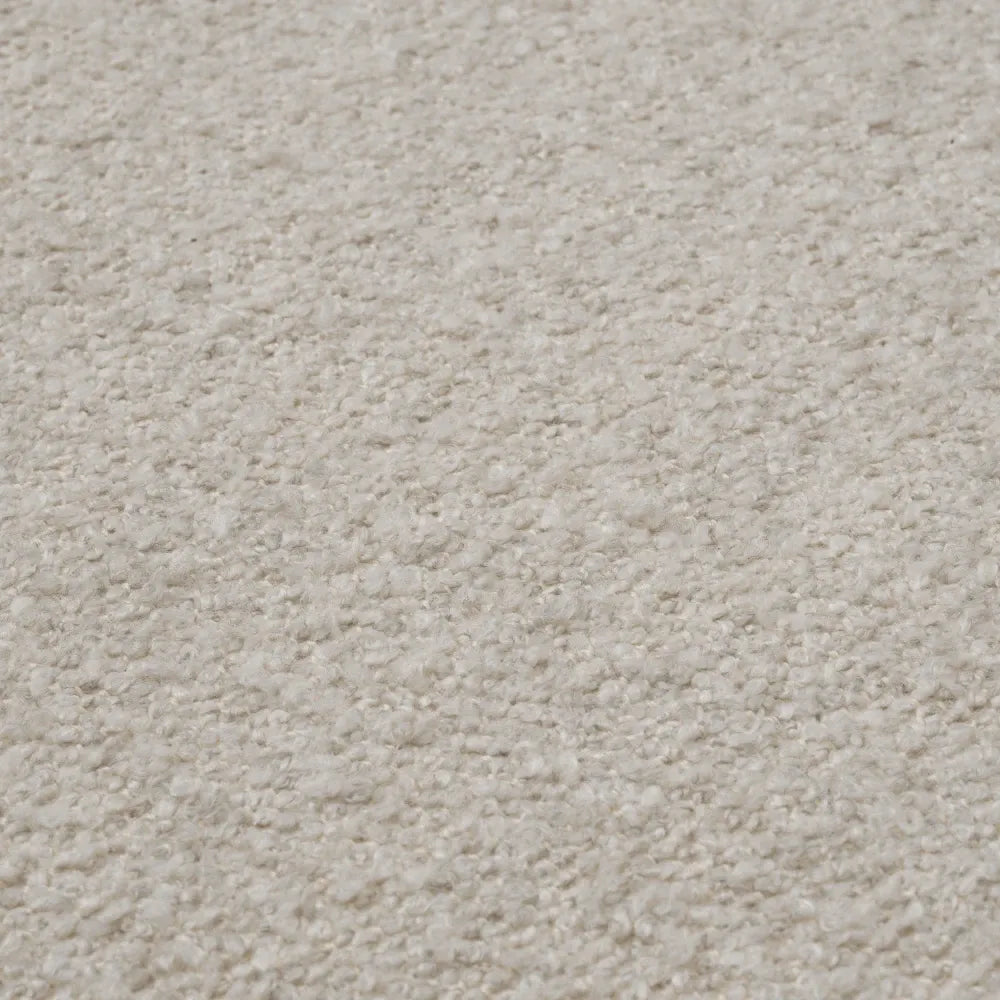 Canapea tapitat cu Stofa boucle Alb L263xA92xH70cm Brannan Eichholtz