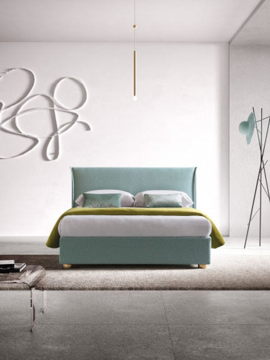 Pat tapitat cu somiera Hesperis customizabil 160x200