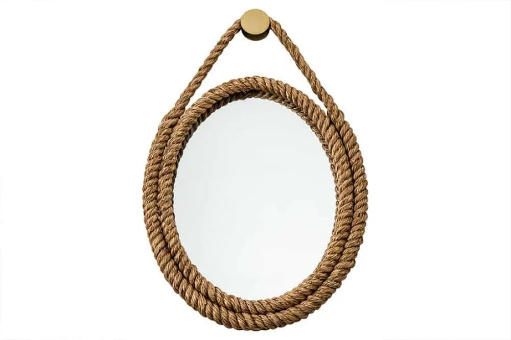 Oglinda cu rama din Funie Maro H62xL45cm Seven Seas