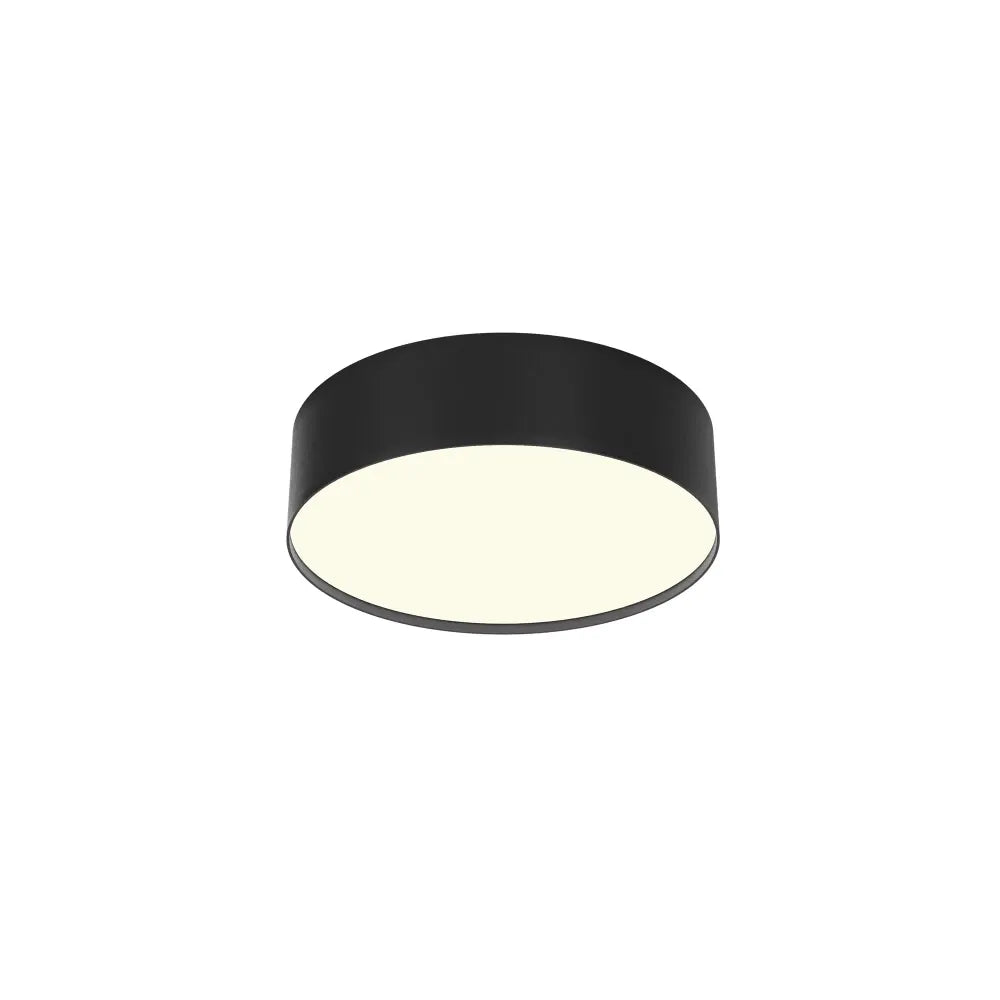 Plafoniera din Aluminiu Negru H6xD22cm Zon
