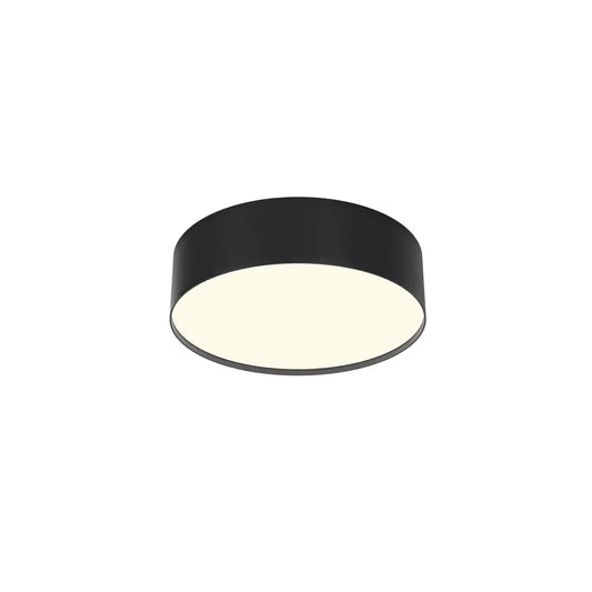 Plafoniera din Aluminiu Negru H6xD22cm Zon