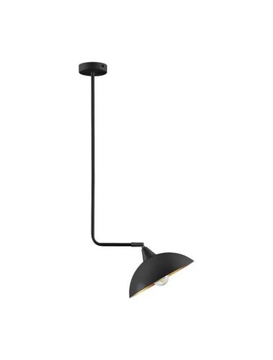 Pendul din Metal Negru/Auriu H120xL40cm IP20 MIRBA