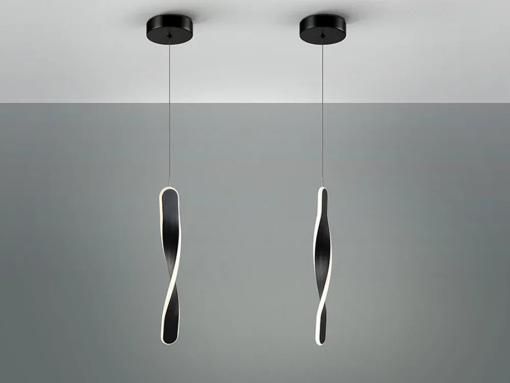Pendul din Metal Negru D12xH160cm Twist