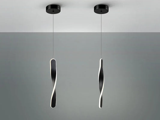 Pendul din Metal Negru D12xH160cm Twist