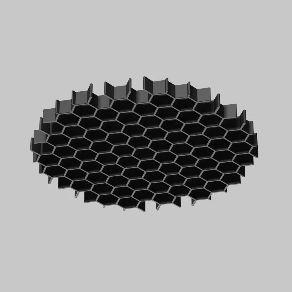 Filtru de lumină anti-orbire HoneyComb ⌀45mm pentru spot Artisan din Aluminiu Negru